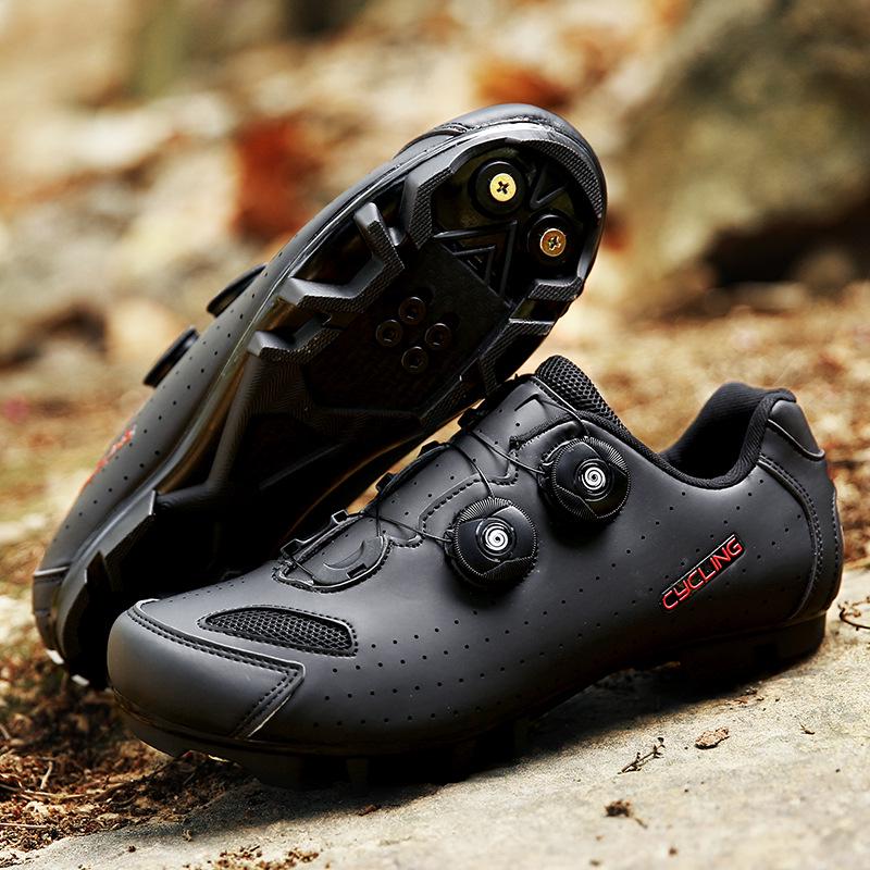 Mountain Outdoor Sports Cycling Shoes with Hard Sole and Road Cycling Lock