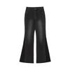 Rap Cut-Out Wash Contrast Long Bootcut Pants Ar3Dp866