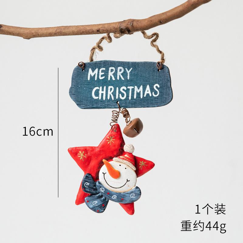 Christmas Resin Tree Decorations Santa Snowman Angel Pendant Ornament DIY Kids Toys Noel Navidad Kerst 2025