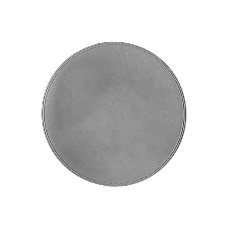 15" Round Light Luxury Lunch Mat Pure Color Household Western Food Mat Waterproof Oil Proof Heat Insulation Anti Scalding Mats