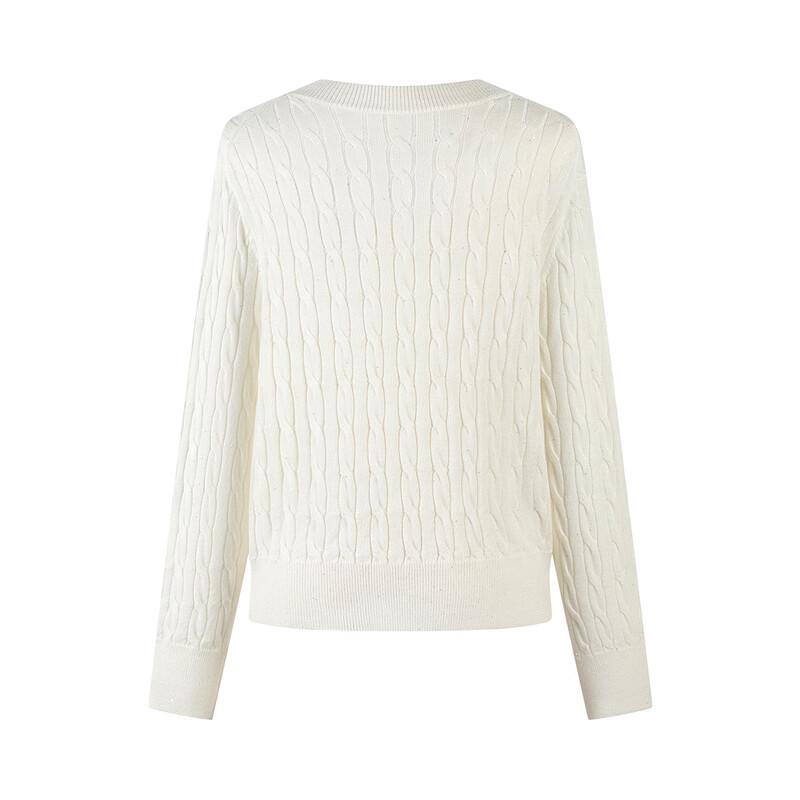 FivePlus Women's V-Neck Long Sleeve Knit Top