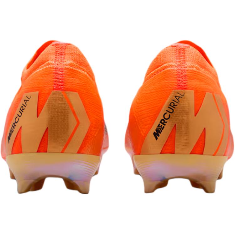 Nike Mercurial Vapor 16 Pro Abrasion Resistant Low top Kids' Soccer Shoes Gold Black Teenagers Sneakers IO1556-800