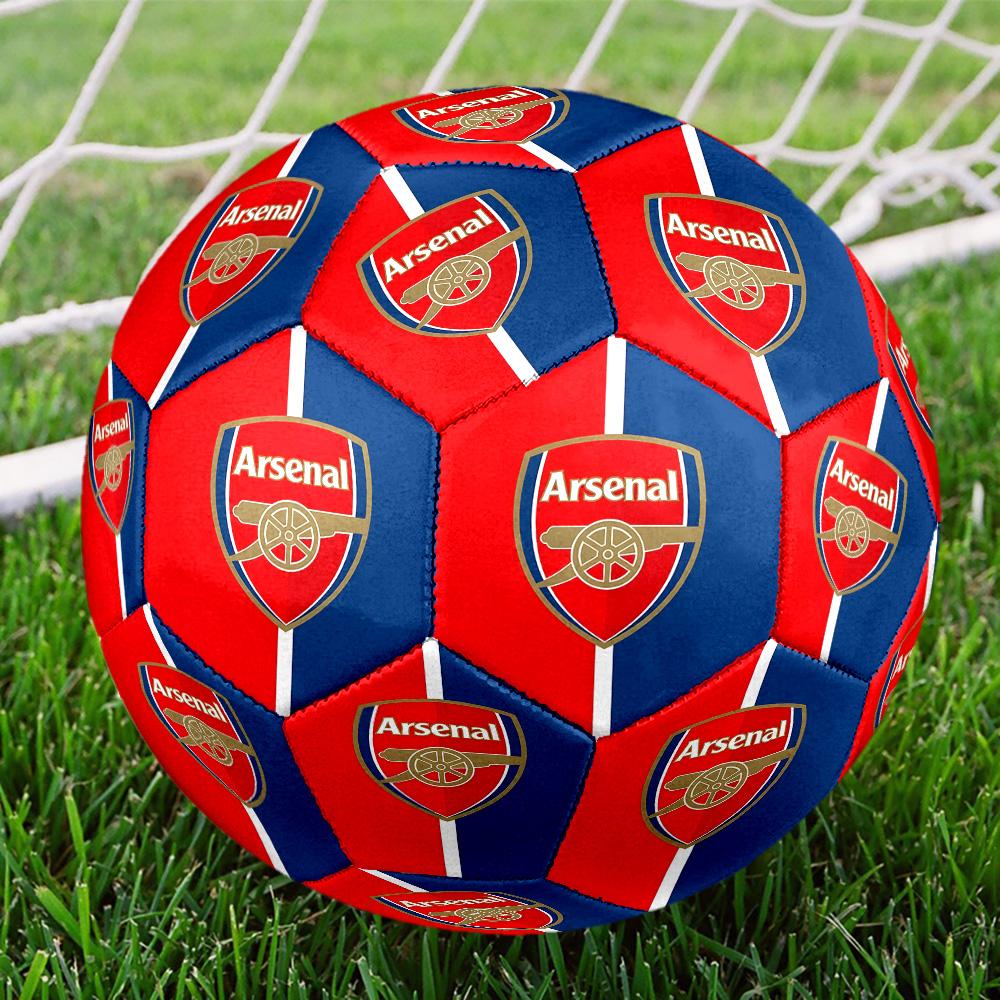 Cresta del Football Club Arsenal Pallone da Calcio Misura 5 Cucito a Macchina per Allenamento e Partite Indoor/Outdoor Accessori per il Calcio