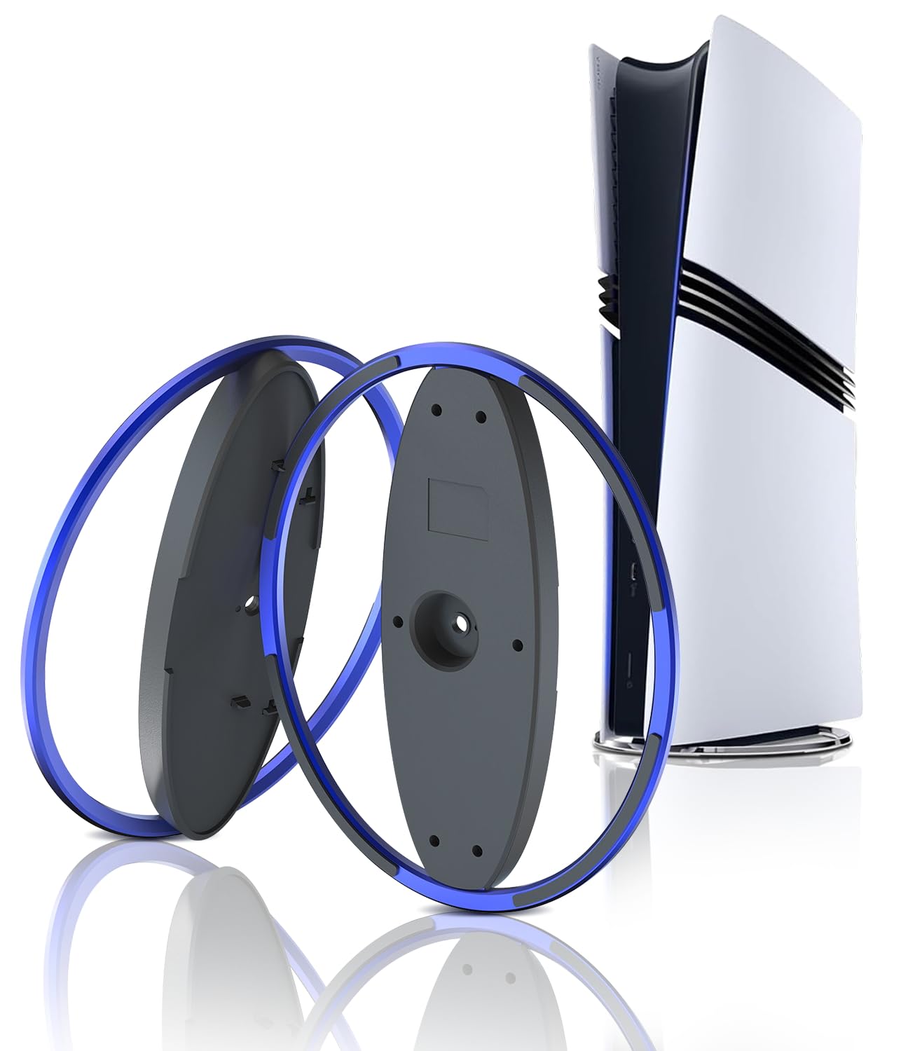 

в Tukebon PS5 PS5 Slim PS5 Pro Вертикальна підставка Підставка для PS5 Функція запобігання падінню Стабільність Покращене тепловідведення Сплавний матеріал Легка установка синій