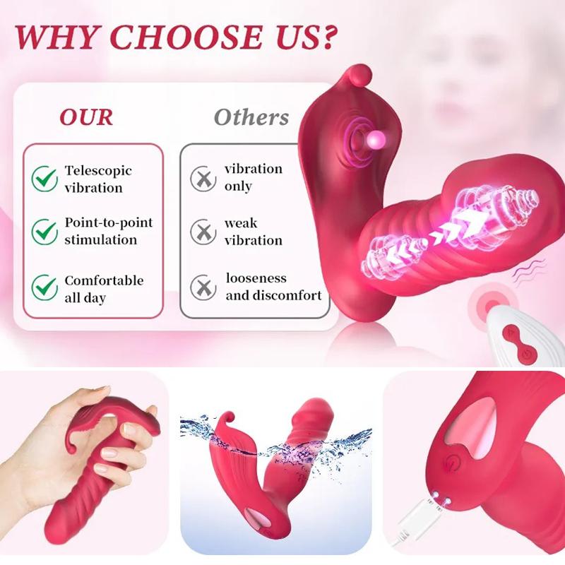 Wireless Remote Control Butt Plug Anal Vibrator Anal Dildo Prostate Vaginal Massage Stick Dildo Vibrator Sex Toys for Couple 18