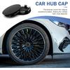 4 PCS Car Wheel Center Caps, 60MM/2.36In OD 56MM/2.2In ID, ABS Snap-in Vehicle Rim Hub Caps, Anti-Falling Rust-Proof Wheel Hub Decoration, Universal