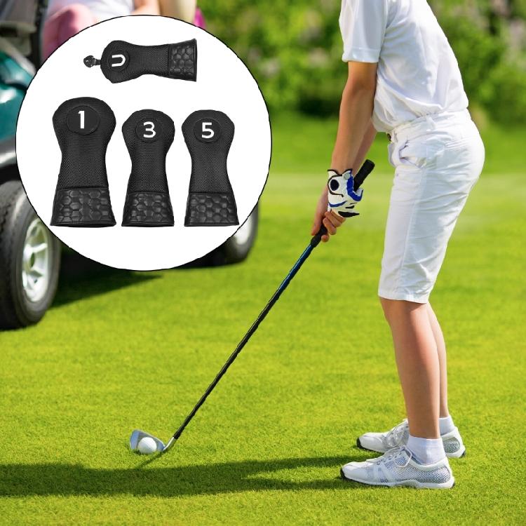 4Pcs Golfs Putter Protective Guard Golfs Club Protector Gift Golfs Head Cover Golfs Cover for Golfs Club Iron Headcover