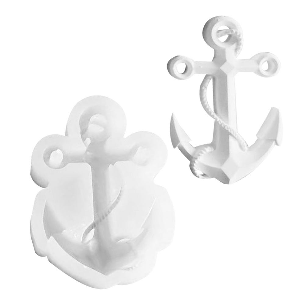 Schiffsankerform Schiffsanker Wiederverwendbare Silikon DIY Form Anfängerfreundliche Epoxidgießharzform Leicht Entformen Für Kerzen