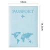 Pu Passport Holder Map Pattern Ticket Passport Covers Travel Passport Protective Cover Id Credit Card Holder Travel Accessories