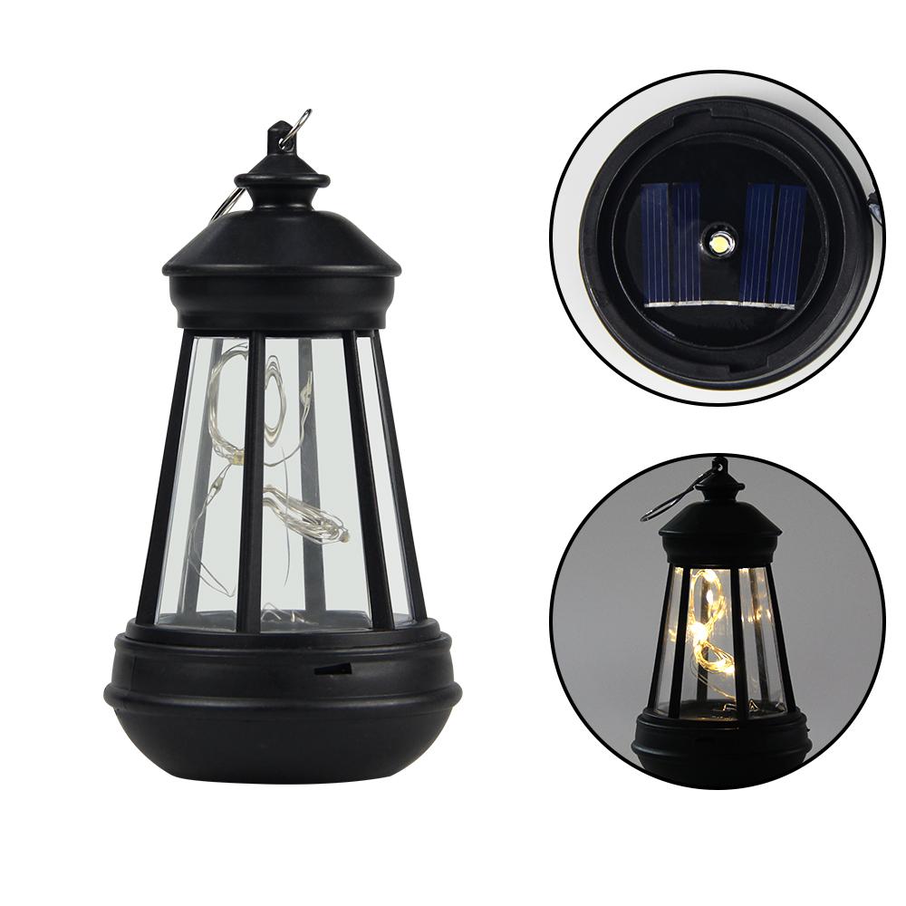 Solar Hanging Lantern Outdoor Candle Effect Lights Waterproof Garden Decoration Landscape Patio Lawn Deck Tree Yard Lamp