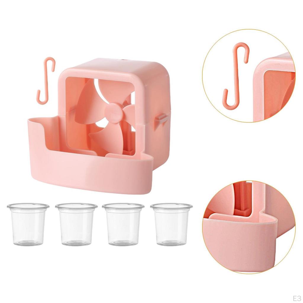 Cooling Add Ice Cubes Mini Fan Shaking Fast for Camping Bedroom Table