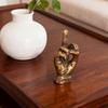 Middle Finger Figurine Brass Gold Freestanding Hand Sculpture Copper Middle Finger Pocket Lucky Charm