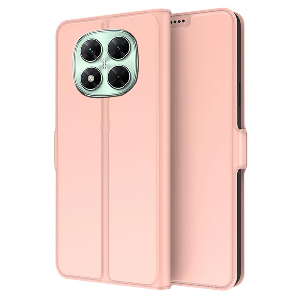 For Xiaomi Redmi Note 14 Pro 5G/Poco X7 5G Case Shockproof TPU Inner Shell Leather Phone Cover Card Slot