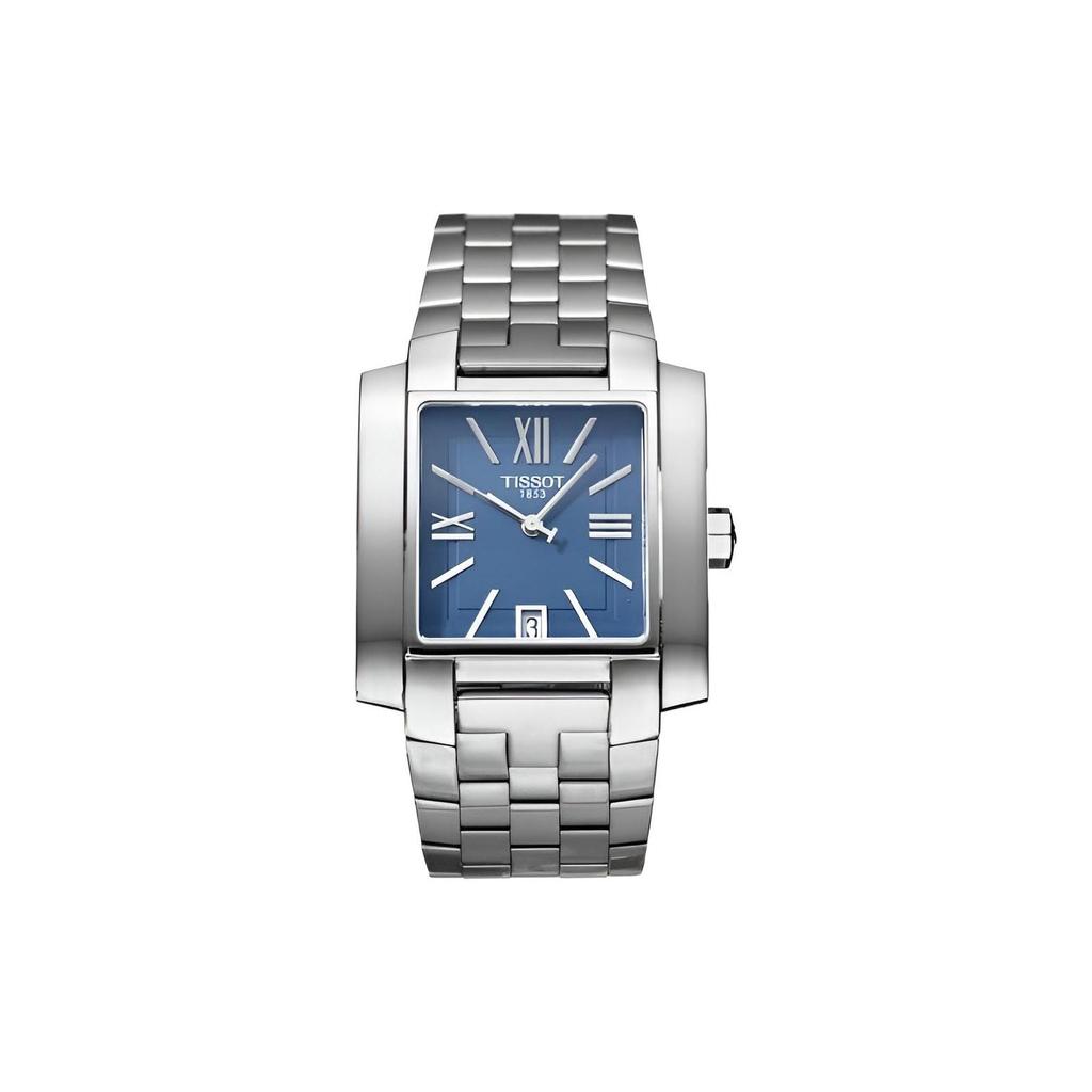 TISSOT Quartz Movement 30m Water Resistance Men's Watches Watch Blue Dial Stainless Steel Case T60.1.581.43