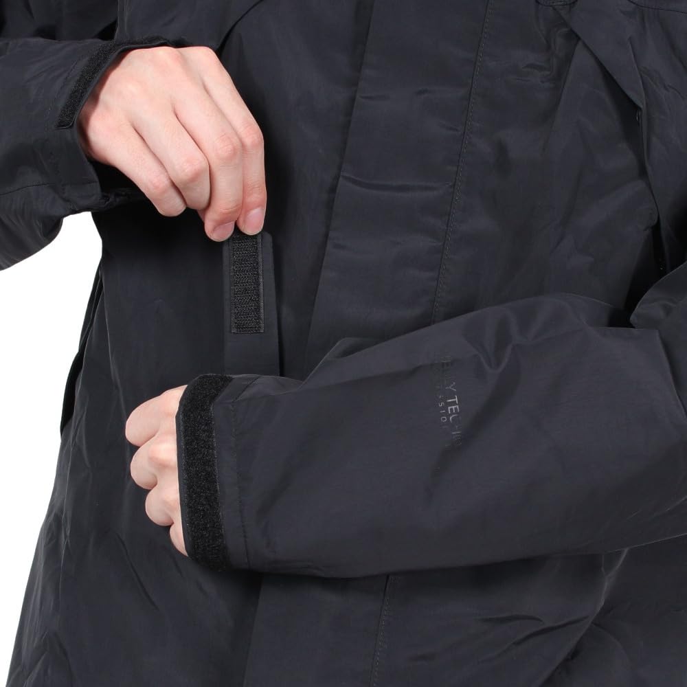 Helly Hansen Rain Black Ocean Size XL Suit, Water-Repellent, Waterproof, Windproof, Cold-Resistant, Breathable, Unisex, Antibacterial, Odor-Resistant,