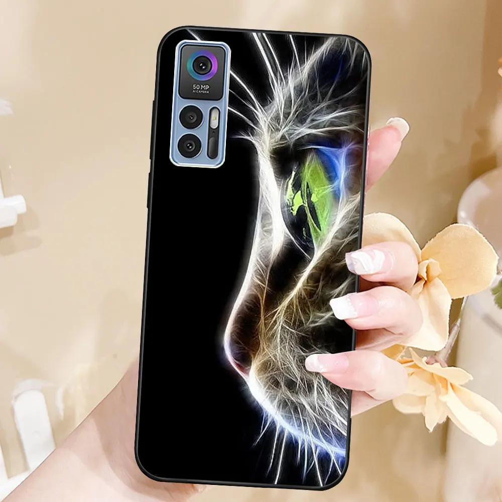 Case For TCL 30 5G Coque TCL 30 Plus TPU Soft Silicone Fashion Phone Funda For TCL 30 Plus Back Cover Case Luxury Capa Bumper