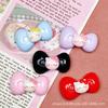 10Pcs New Cute Cartoon Animal Bright Resin Cat Bow Series Scrapbook Diy Bow Decor Accessories Crafts A133