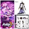 3rd Impact Honkai Elysia Cosplay Costume Set Game Outfit Halloween Party Apparel