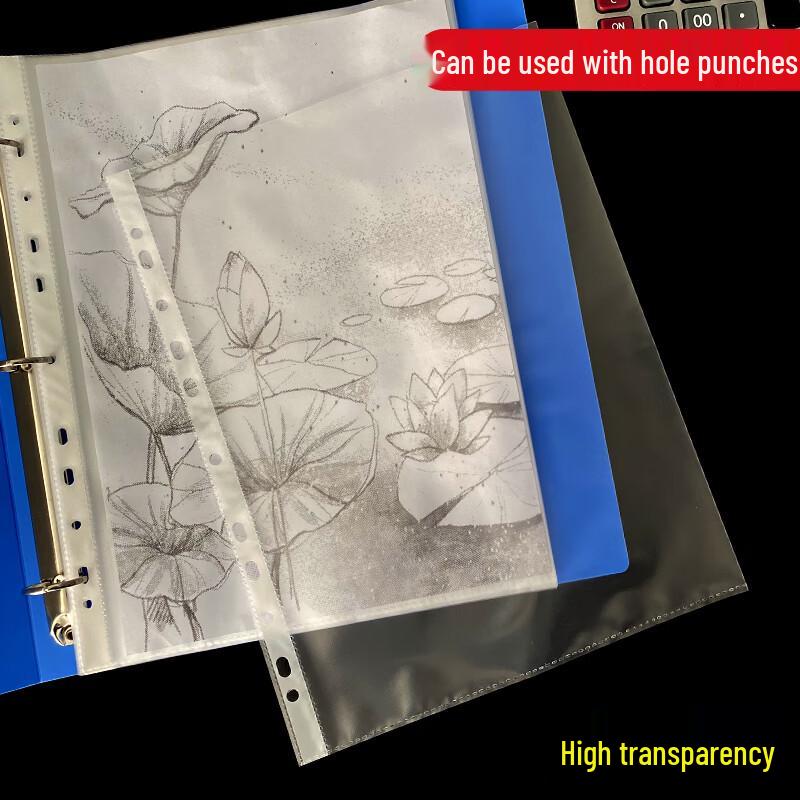 Beifute 11-Hole A4 Document Sleeves