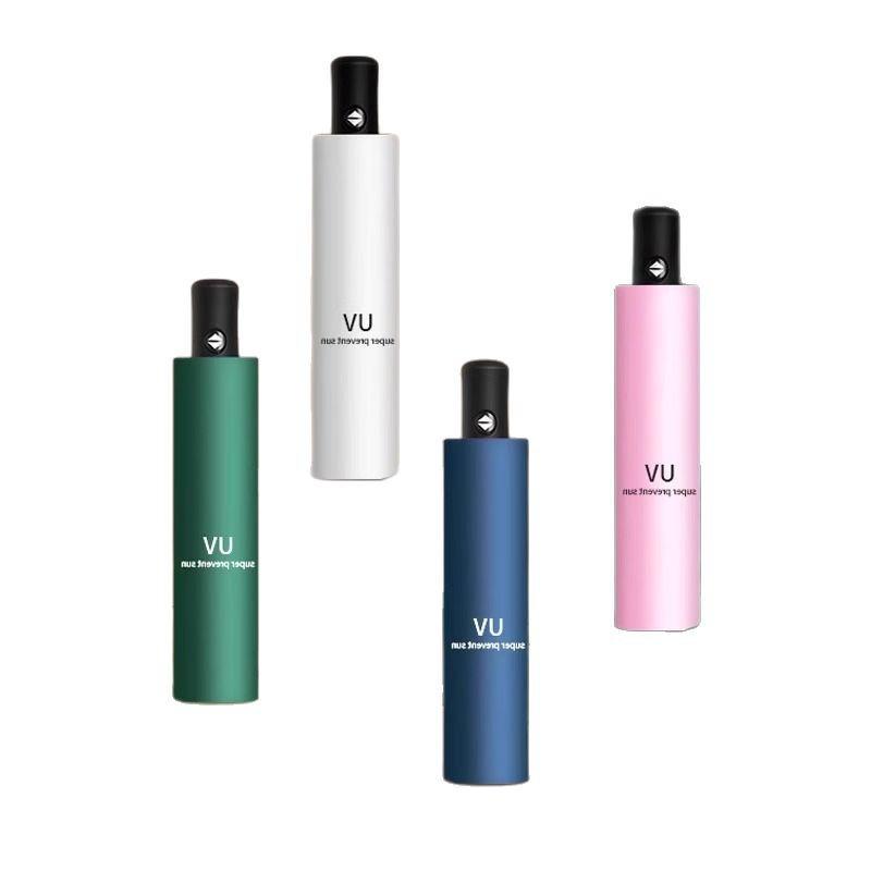 Automatic Folding Umbrella for Men and Women - Enhanced Dual-Use for Sun and Rain with UV Protection and Thickened Sunshade.