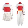 2025 Girls' Zombie High School Halloween Costume - 3-Piece Set