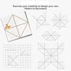 12Pieces Acoustics Foam Wall Tiles Soundproof Foam Panel Polyester Wall Panels for Quiet Study Spaces and Libraries