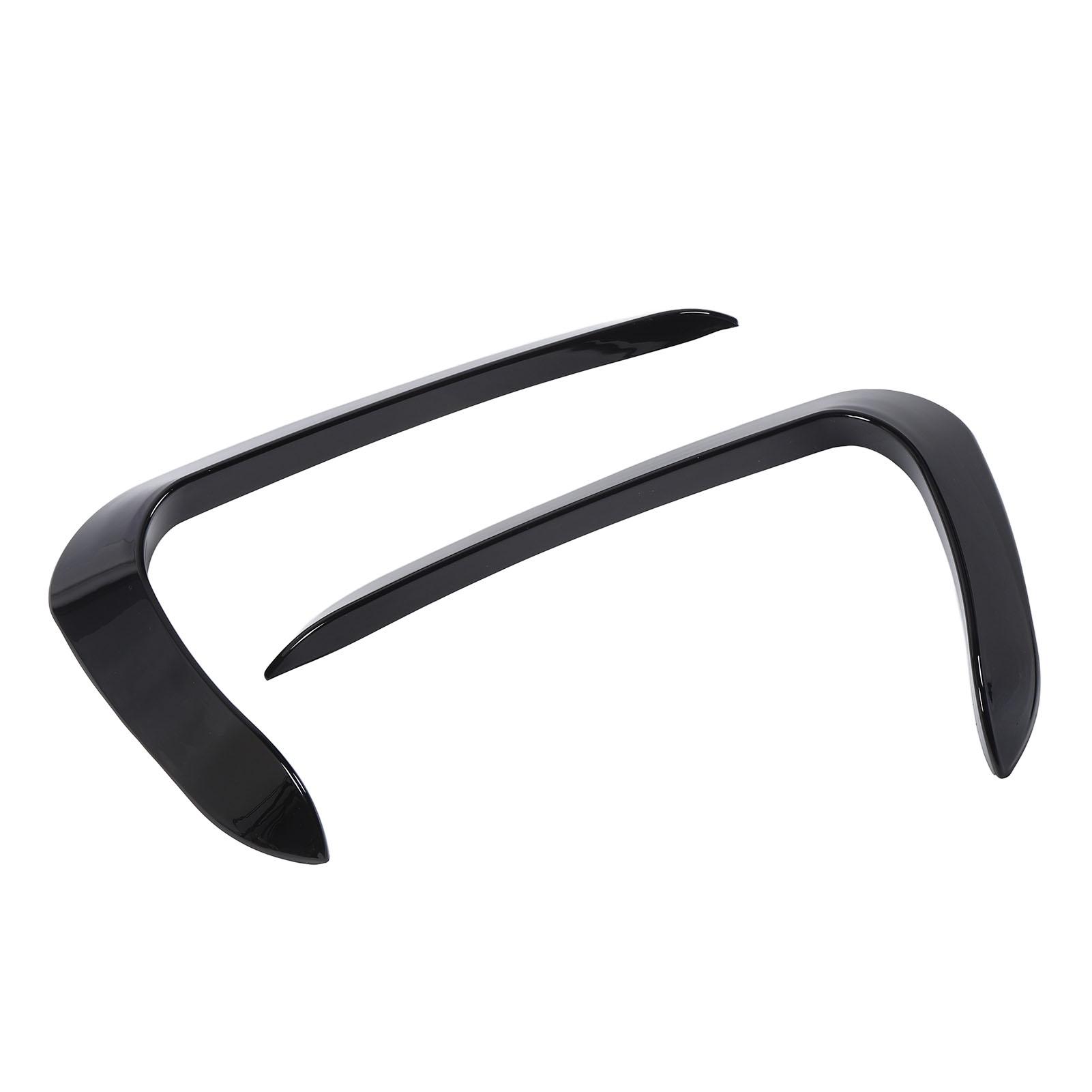 

1 P Front Bumper Side Vent Splitter Canard Decorative Left Right Bumper Wind Knife Body Kit for X6 F16 M Sport 2015-2019