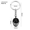 Creative 3D Mini Helmet Keychain: Motorcycle Safety Helmet with Engravable Baffle