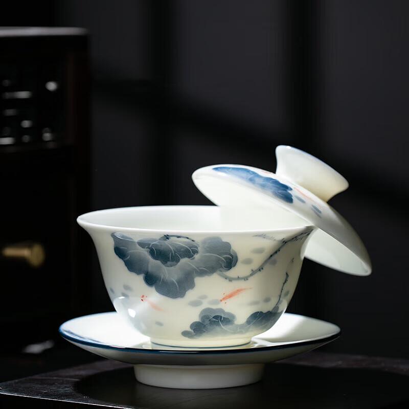 Simeitang Jingdezhen Thin-Bodied Ceramic Gaiwan