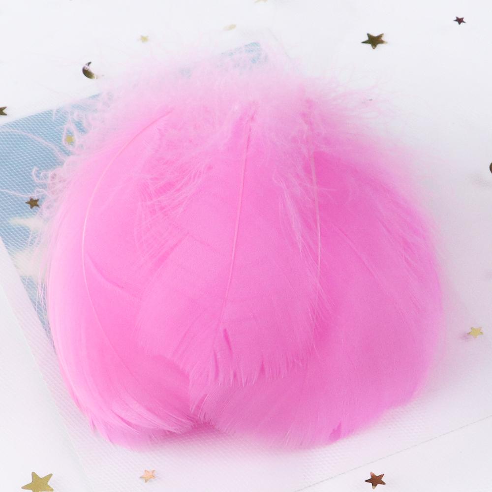 100Pcs/Lot Colour Goose Feathers 5-8Cm 8-12Cm Natural Feathers Crafts For Wedding Diy Handicraft Dream Catcher Decorative Plumes