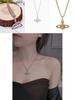 Ouyang Nana's Exclusive Saturn Necklace High-end Alloy Material With Lock Collar Chain