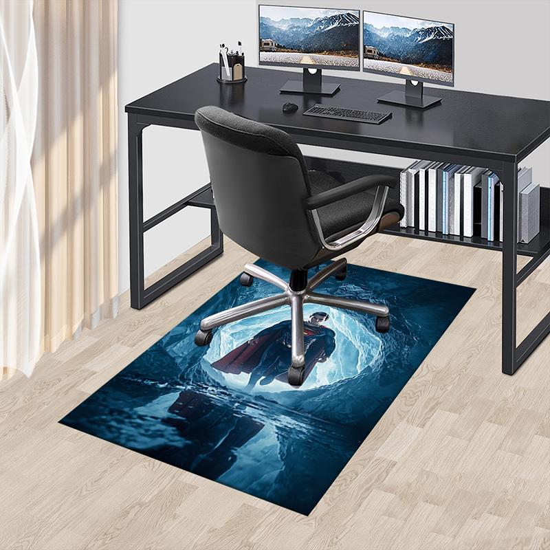 1pc Superman, Ice_Cave Carpet, for Home & Office Decor, Desk Chair Carpet, Festive Gift,Conference Room CarpetL1254