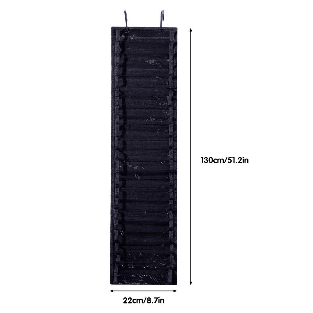 Vinyl Roll Holder 12/24 Compartments Vinyl Storage Rack Craft Room Vinyl Organizer Storage Bag for Closet Door and Wall Mount