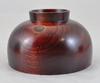 Hotei soup bowl with red finish