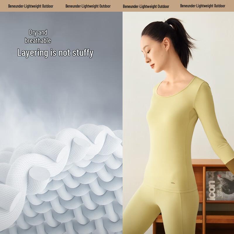 Beneunder Women's Mid-Warm Thermal Underwear Set SF05123