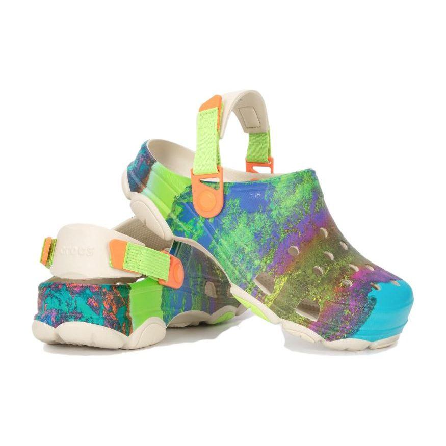 Crocs Eva Non-Slip Durable Sports Sandals Unisex Sandals White Multicolor 208604-90H