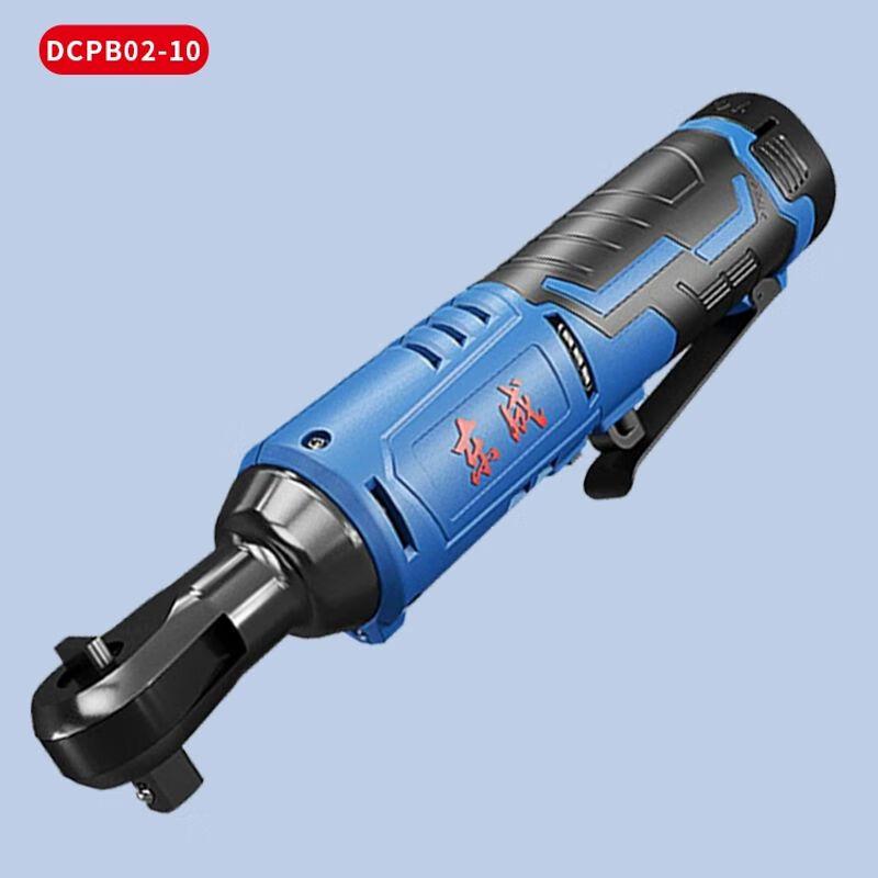 Беспроводная угловая трещотка Dongcheng 12 В, китайская вилка (адаптер в комплекте)