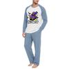 Men's Long Sleeve Pajama Set - Two Piece Comfortable Sleepwear for Nighttime and Lounging