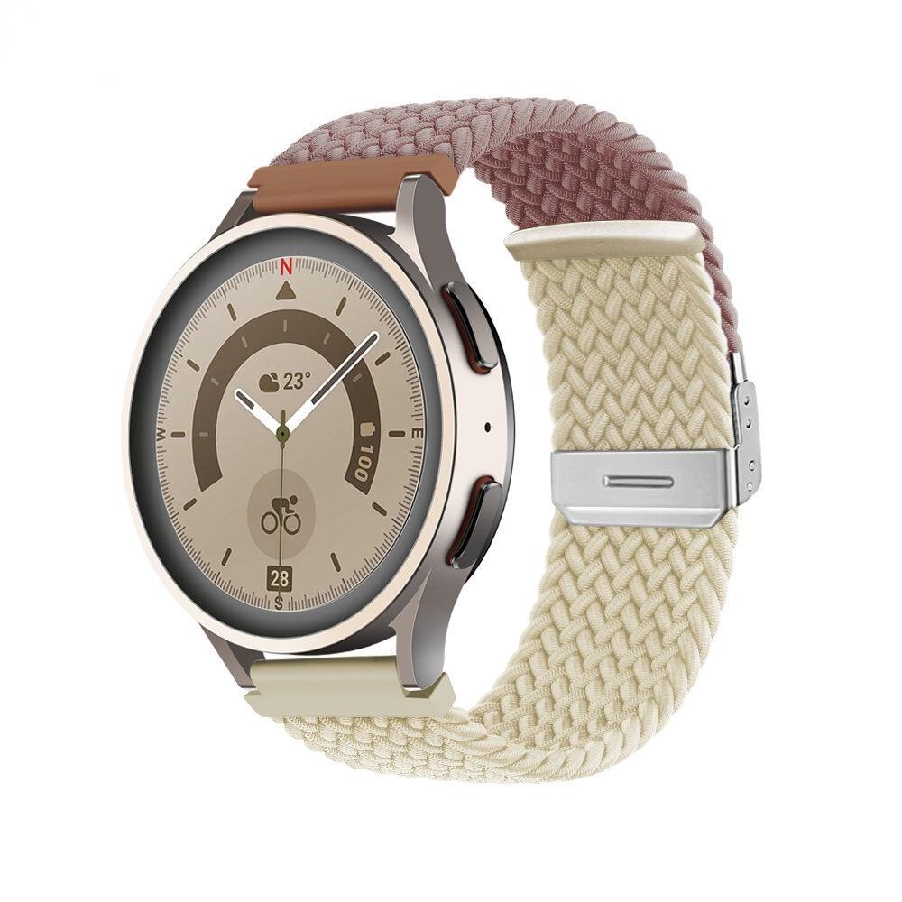 20mm/22mm Strap for Samsung Galaxy watch 6 4 5 pro active 2 Gear S3 braided solo loop bracelet correa Huawei watch GT 2 3 band