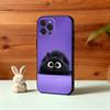 Cute Little A-Animals Phone Case For iPhone 16 15 14 13 12 11 Pro Max Plus,5G Soft Black Case