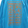 unused VAST222 19ss made in Japan Print Long sleeve sweat trainer 3 blue Men's Used