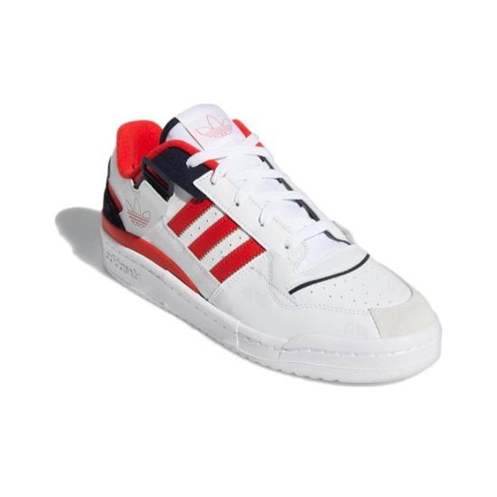 Adidas Forum Exhibit Low Cloud White Red GZ5391