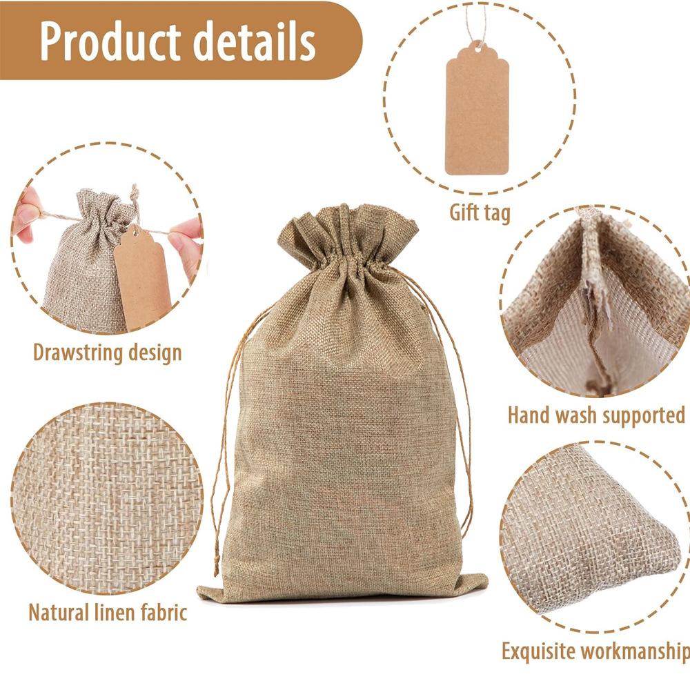 10 Stück Großer Kordelzugbeutel Weihnachtsgeschenktasche Heimparty Aufbewahrungstasche Aufbewahrungskordelzugbeutel