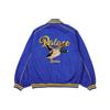 Creative Letter Print Jacket Unisex Outerwear Blue P20JK104