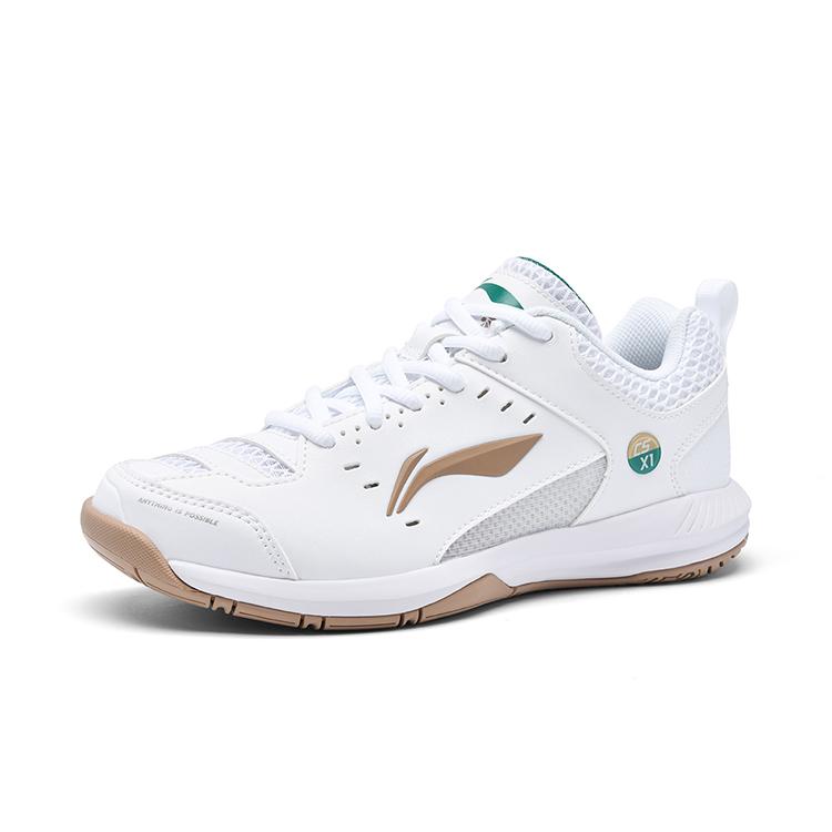 Li-Ning Light Feather Series Rocket Shoes 2.0 Fashion Comfortable Non-Slip Wear-Resistant Breathable Low-Top Badminton Shoes Unisex Sneaker AYTU049-1