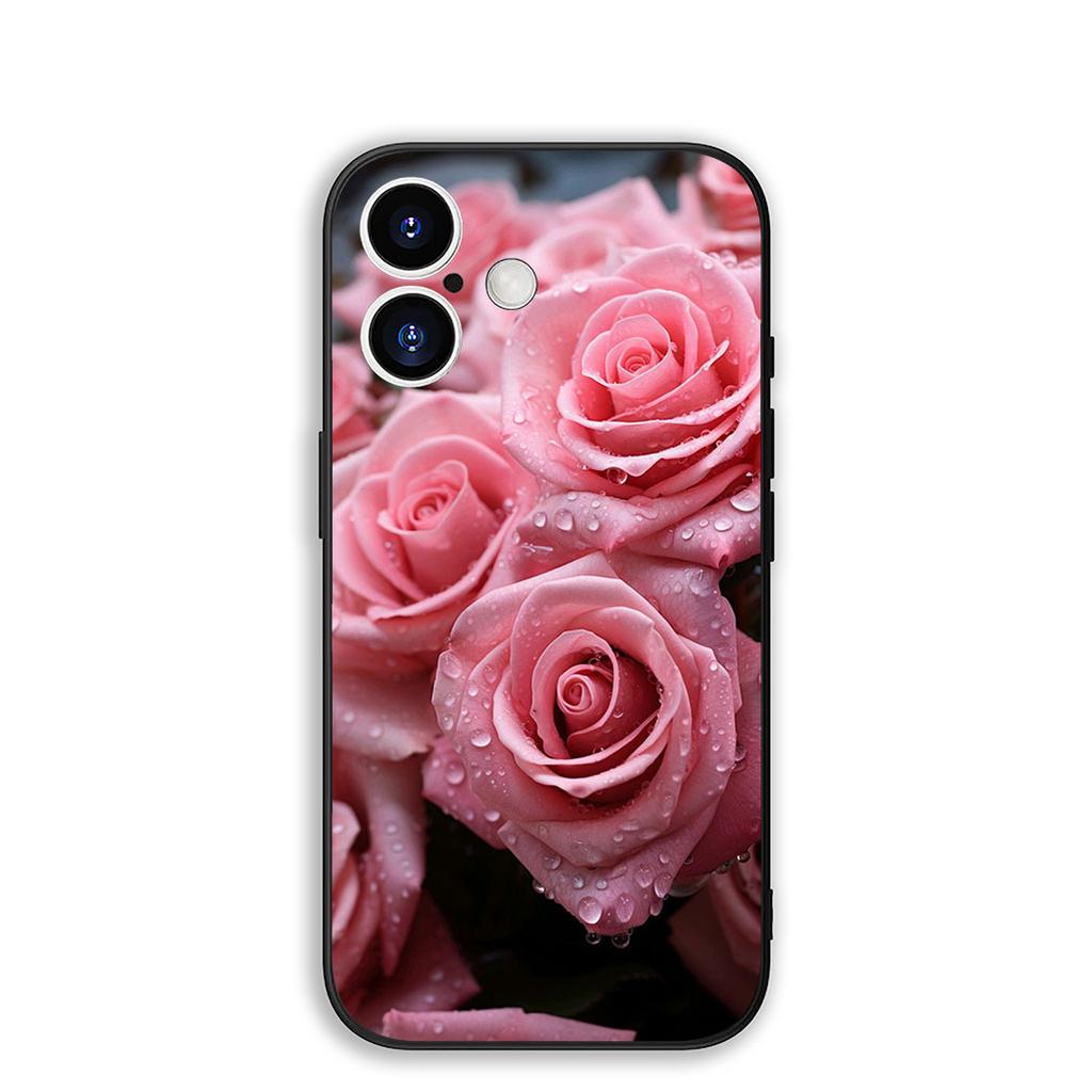 Cover for Samsung Galaxy S22 S21 S20 Fe Ultra S9 Plus + A13 A22 M21 M31 M55 M15 Phone Case Peony Rose Poppys Flower Bloom