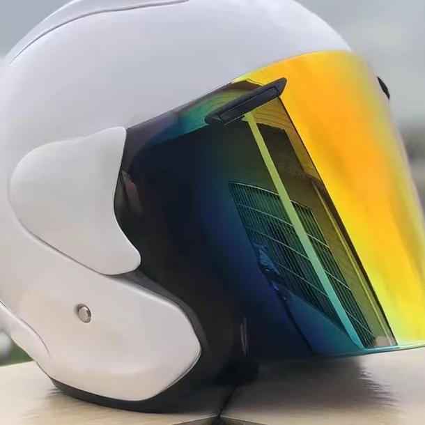 Ram3 Bright White Half Helmet Men and Women Motorcycle Off-Road Summer Helmet Downhill Racing Mountain Cross Casco Capacete