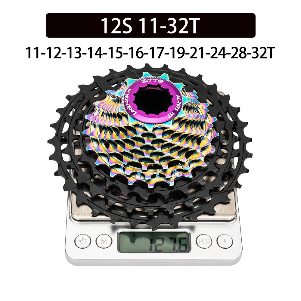 ZTTO Ultralight 11/12 Speed Road Bike Cassette 11s 12s 11-28/30/32/34/36T ULT Sprocket Freewheel 112g~146g 11V 12V Gravel K7 HG