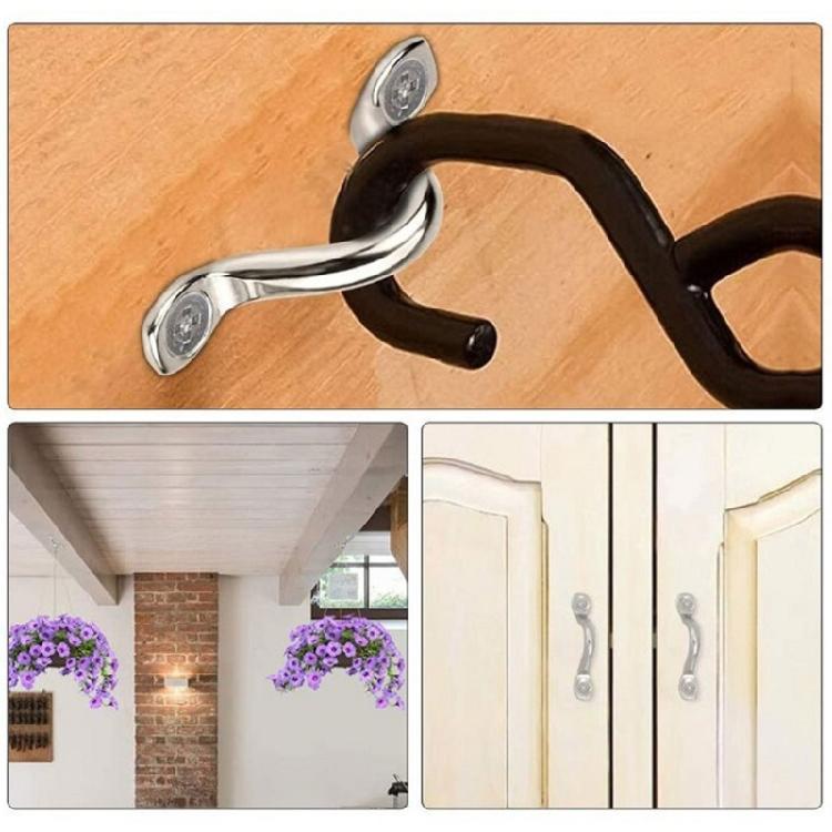 16 Pcs Heavy Duty Eye Straps Stainless Steels Boat Top Pad Eye Kayak Deck Loop