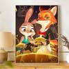 Disney Diamond Painting Full of Diamonds 5D Zootopia Character Art Home Decoration Creative Handicrafts